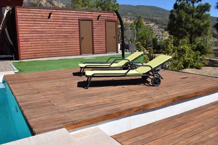 Casa rural para 2 personas, con vistas además de piscina y jardín en Fasnia - 3