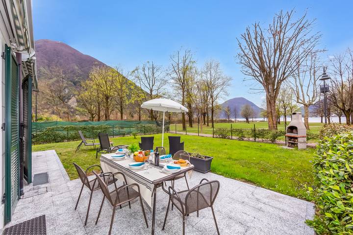 Vakantieappartement voor 8 personen, met uitzicht op het meer en terras, met huisdier in Gemeente Porlezza