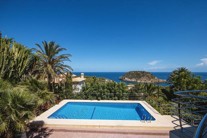 Casa rural para 12 personas, con jardín además de vistas al mar y piscina, Se admiten mascotas en Jávea - 3