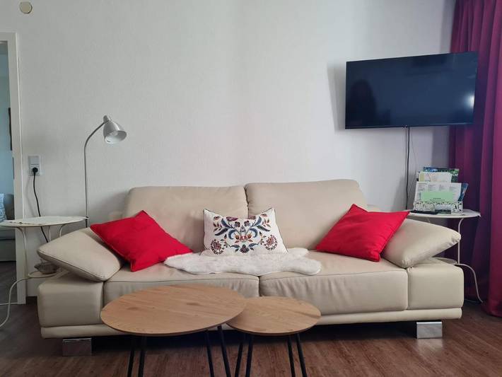 Ferienwohnung für 3 Personen, mit Terrasse und Garten sowie Ausblick in Bad Grönenbach