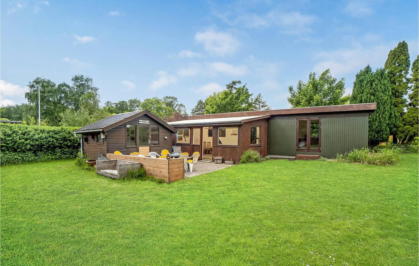 Ferienhaus für 6 Personen mit Terrasse in Overby Lyng, Sjællands Odde