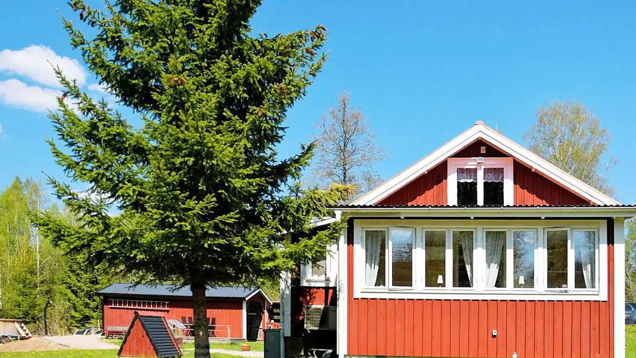 Hus för 4 Personer, med trädgård och bastu, med husdjur