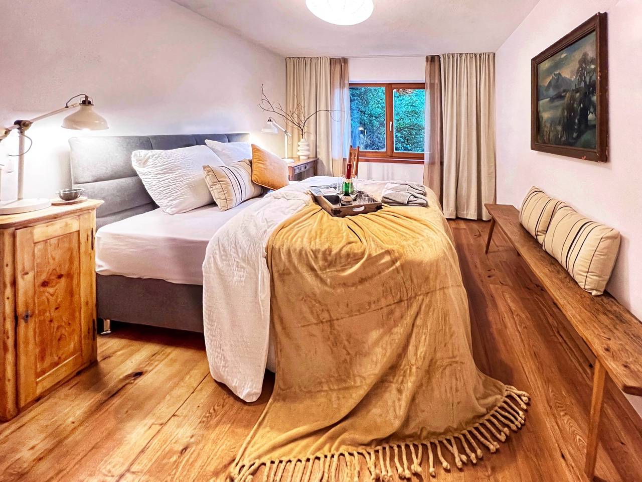 Ferienhaus Bachperle am Fuße des Wilden Kaisers - Fewo Bachperle mit Balkon im Alpenlandhaus zentral und gleichzeitig naturnah gelegen in Kiefersfelden, Bayerische Alpen