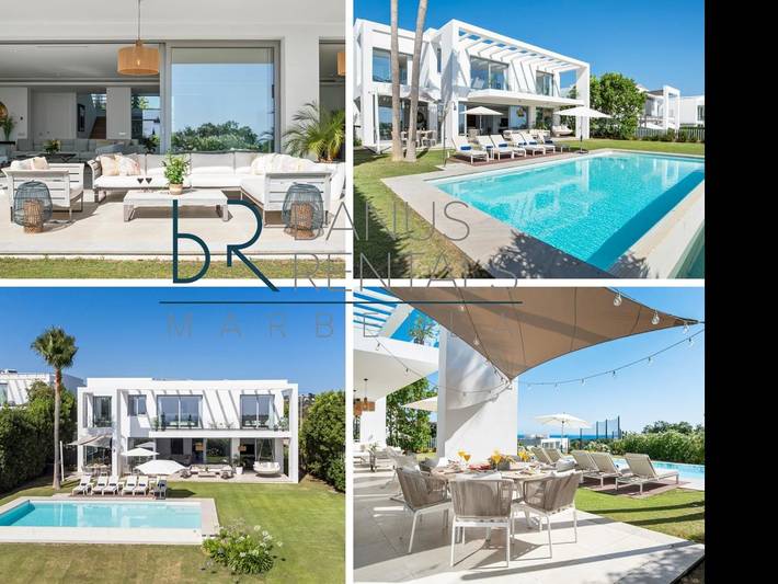 Feriehus for 8 personer med terrasse in Las Chapas, Marbella