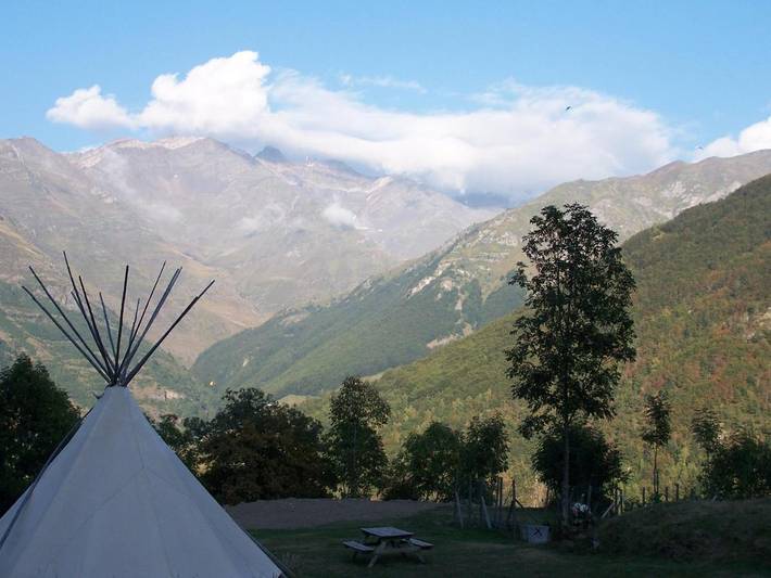 Tente pour 4 personnes, avec jardin et vue, animaux acceptés dans les Hautes-Pyrénées - 3