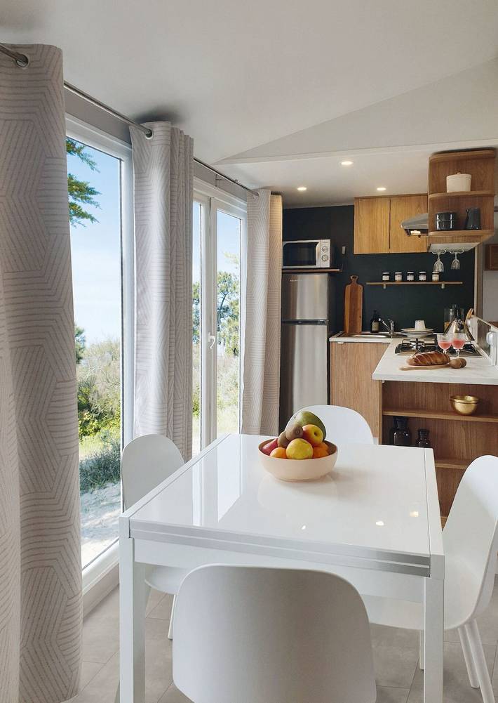 Mobil home pour 8 personnes, avec Jacuzzi ainsi que Jardin et Bassin pour enfant à Gastes - 2
