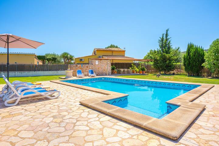 Ländliche Finca mit Pool, WLAN, Garten und Veranda in Pollença, Mallorca Norden