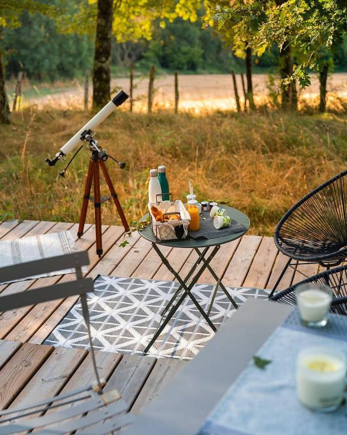 Tente pour 2 personnes, avec jardin ainsi que vue et terrasse dans l' Aveyron - 4