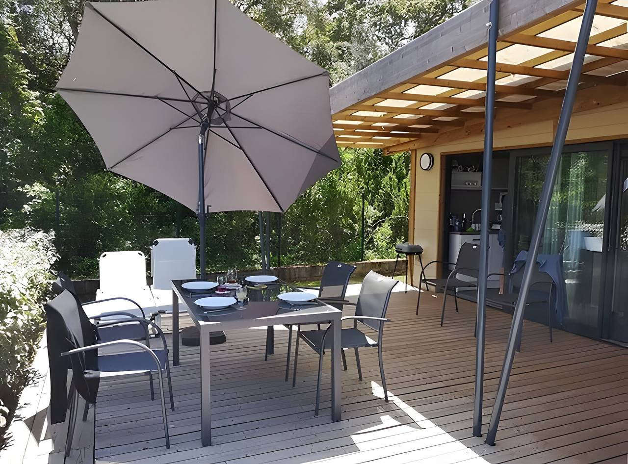 Chalet « Notre Rêve en la Costa » con piscina compartida, Wi-Fi y aire acondicionado in Santa-Maria-Poggio, Región de Corte