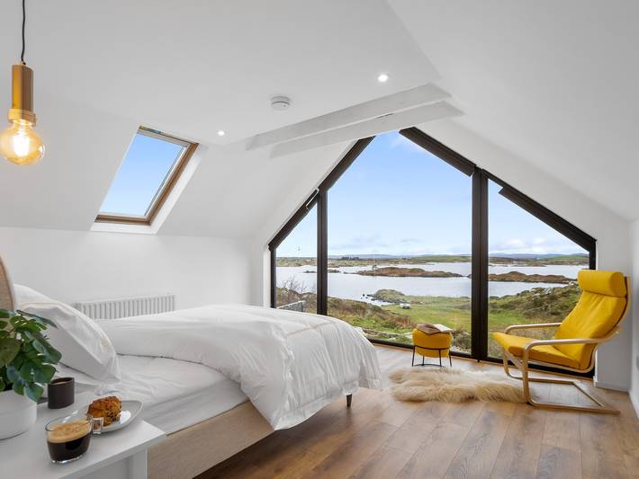 Vakantiehuis voor 4 personen, met Uitzicht op het meer in Ierland (land)
