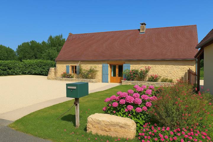 Maison de vacances 'Ferme La Besse' avec Wi-Fi et climatisation in Peyzac-le-Moustier, Périgord Noir