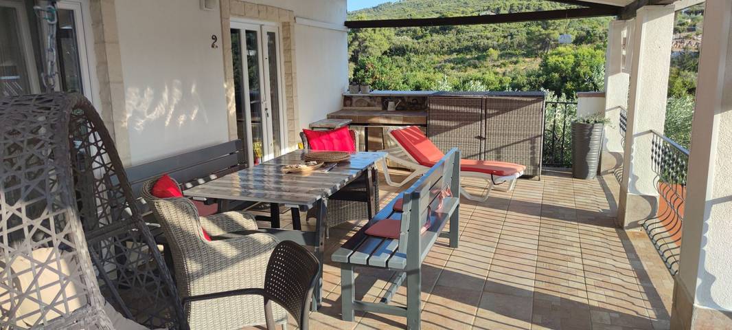Ferienwohnung für 4 Personen, mit Terrasse und Garten