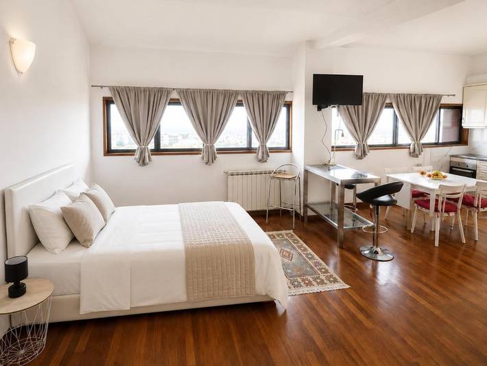 Gîte pour 3 personnes, avec Balcon ainsi que Jardin et Vue à Espinho - 2