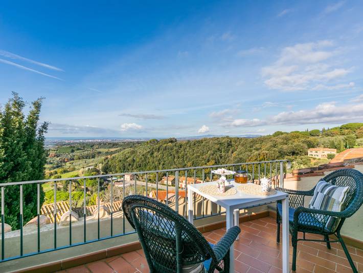 Appartamento per 2 persone, con balcone in Casale Marittimo