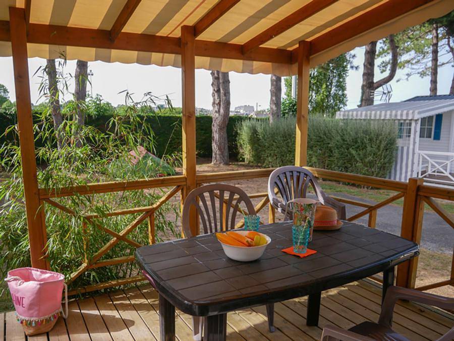 Camping Mirabel Les Mielles - Mobilhome 3 personas - 1 habitación in Saint-Cast-le-Guildo, Región de Dinan