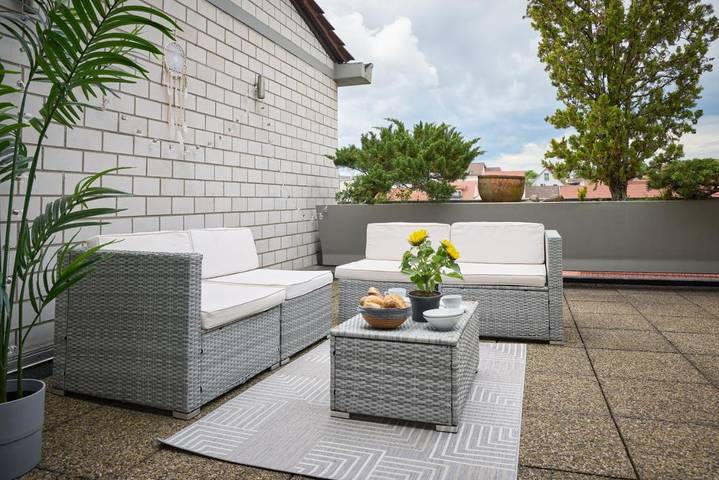 Ferienwohnung für 5 Personen, mit Ausblick und Terrasse in Weinheim - 3