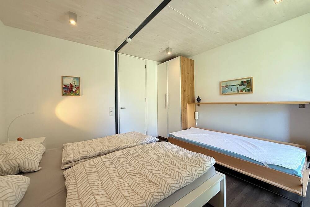Ganze Wohnung, See und Mehr Apartment 1 – Modernes Apartment mit überdachter Terrasse am See in Stetten, Region Bodensee-Oberschwaben