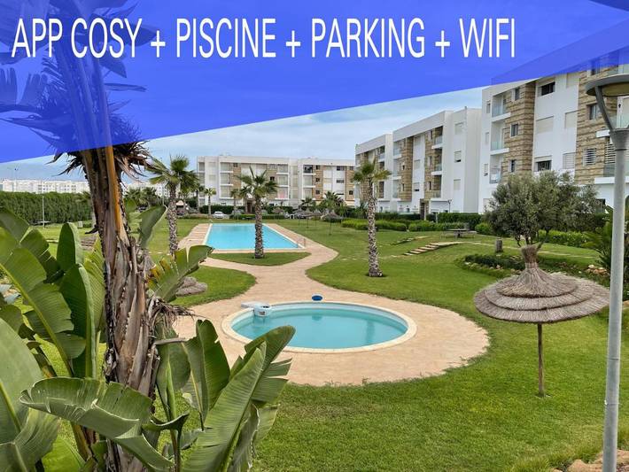 Gîte pour 5 personnes, avec piscine et jardin dans Dar Bouazza