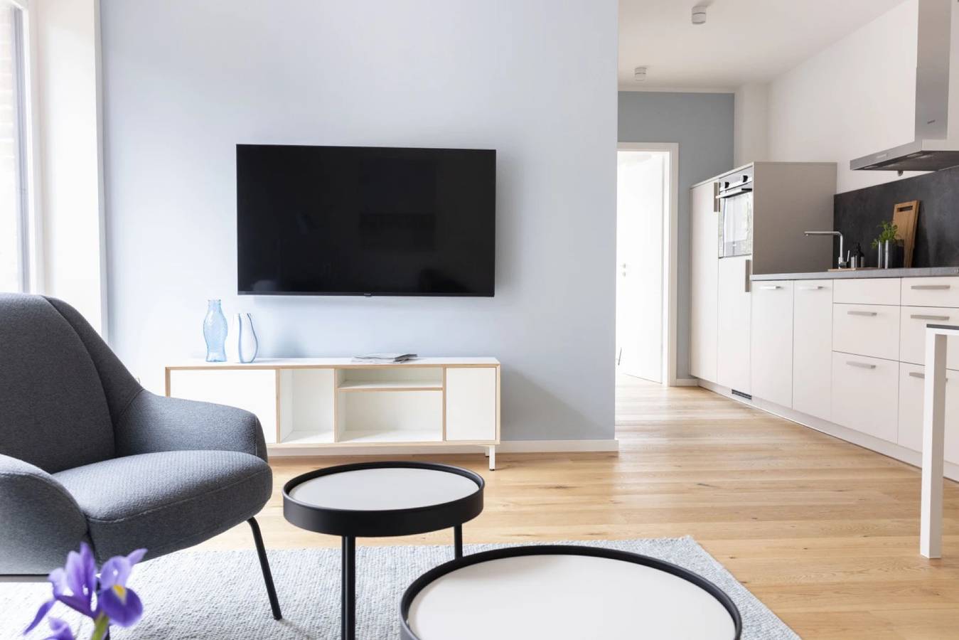 Appartement entier, Appartement 'Steuerbord' avec balcon et Wi-Fi in St. Peter-Bad, St. Peter-Ording