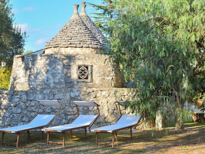 Trullo Alcova  in der Nähe des Meeres in San Vito dei Normanni, Salento