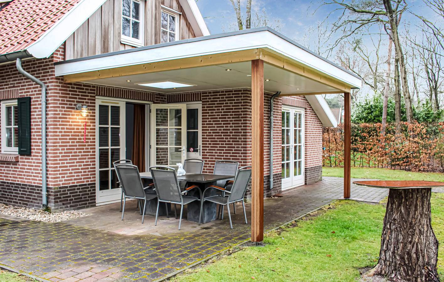 Ferienhaus für 6 Personen mit Terrasse in Twente