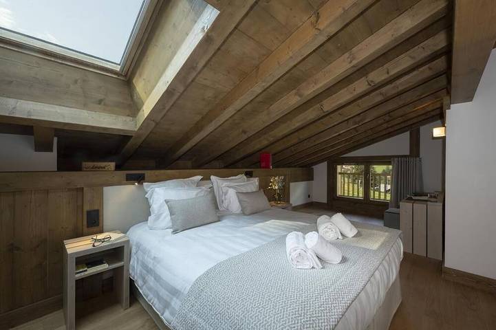 Chalet pour 10 personnes, avec balcon et jacuzzi ainsi que piscine et sauna, animaux acceptés à Les Contamines-Montjoie - 4