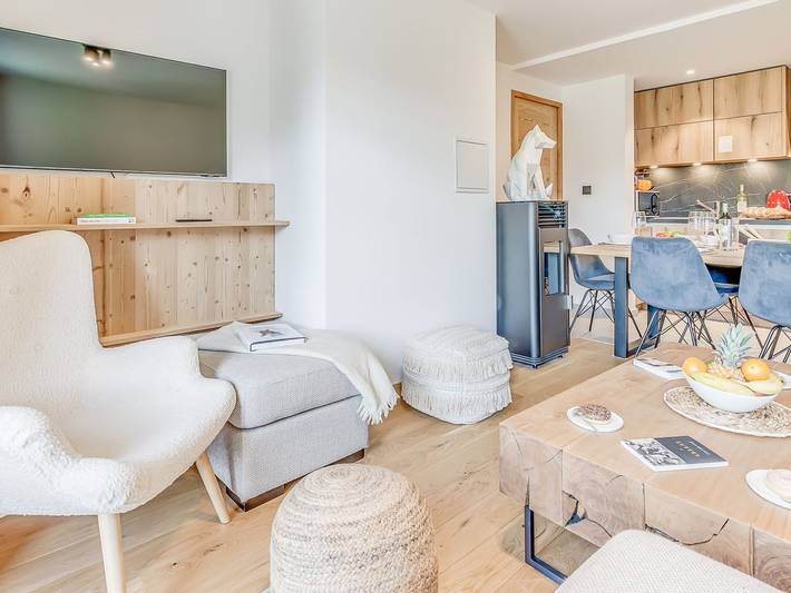 Ganze Wohnung, Gemütliche 3-Zimmer-Wohnung, 6 Pers, privater Balkon, Champagny-en-Vanoise in Champagny-en-Vanoise, Vanoise-Massiv