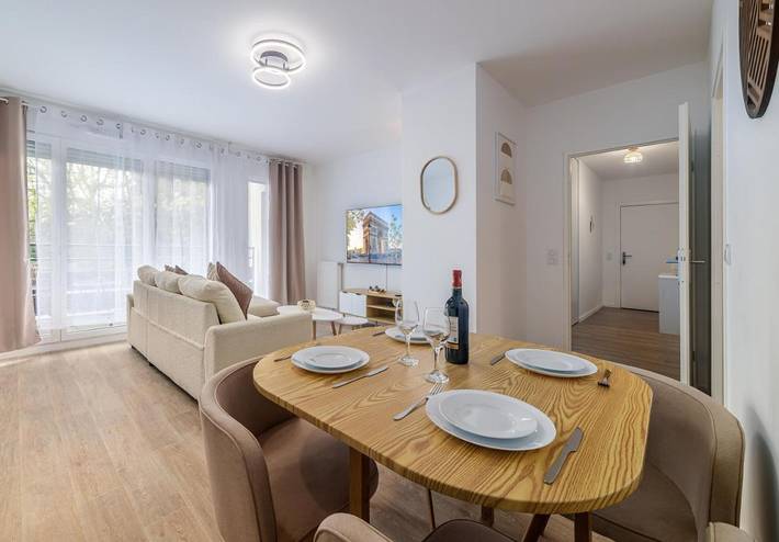 Gîte pour 6 personnes, avec balcon à Champigny-sur-Marne