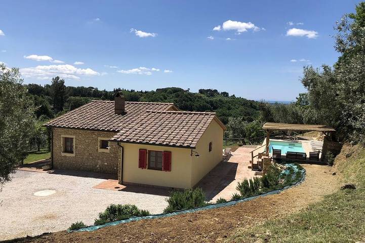 Ferienhaus für 5 Personen, mit Garten und Terrasse in Riparbella