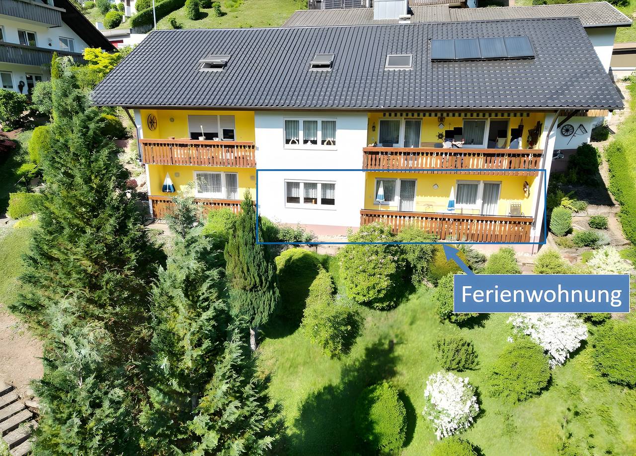 Apartamento entero, Apartamento 'Lehmann' con vistas a la montaña, balcón y Wi-Fi in Oppenau, Selva Negra Central