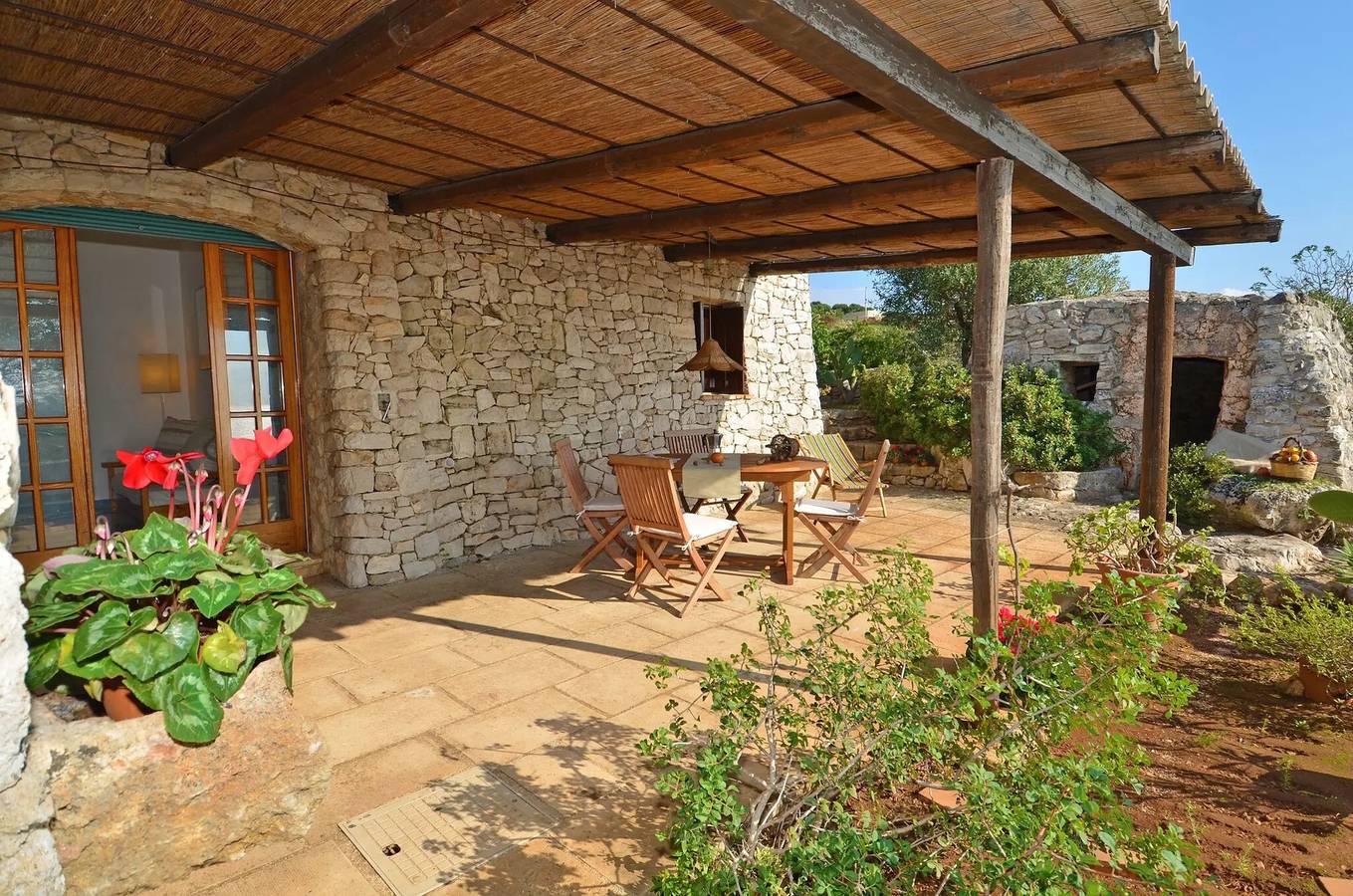 Villa 'Casa Vite 3' avec vue sur la mer, Wi-Fi et climatisation in Marina di San Gregorio, Patù