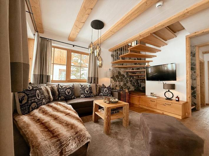 Chalet für 12 Personen, mit Pool und Sauna sowie Ausblick und Garten, mit Haustier in Wagrain - 4