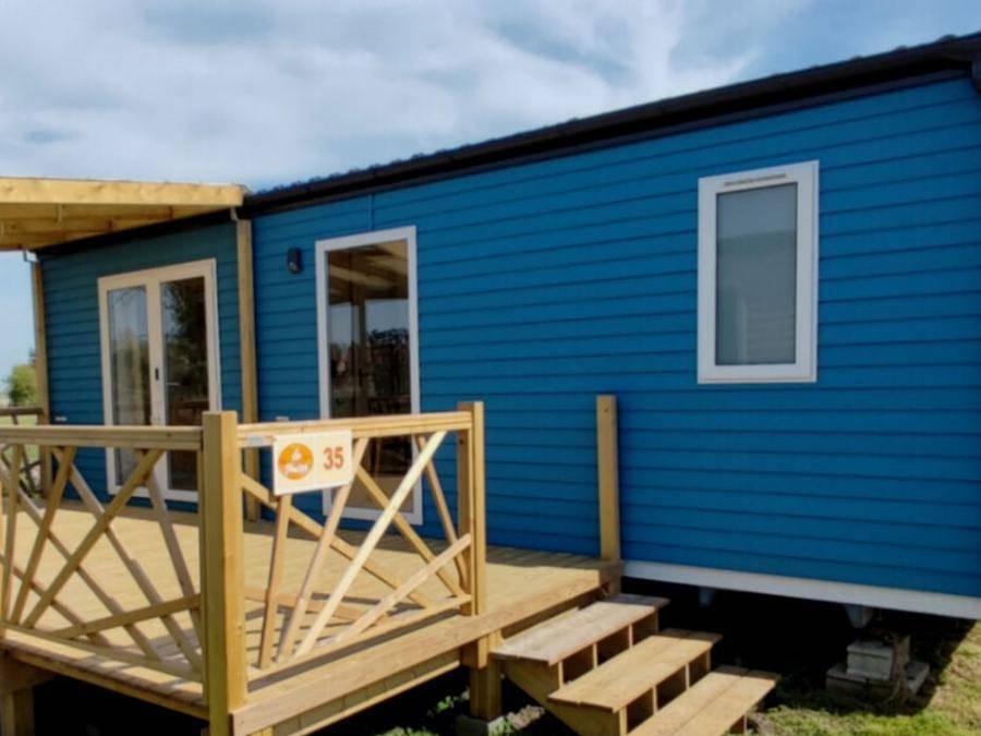 Camping La Prairie  - Mobilhome 4 personas - Confort - 2 habitaciones in Le Crotoy, Región de Abbeville