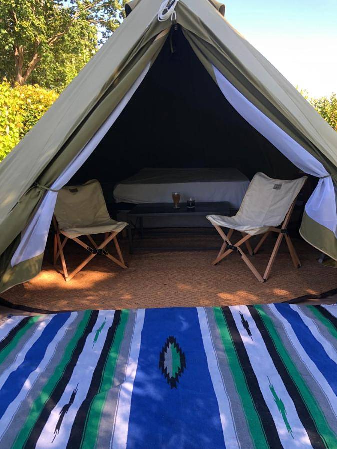 Tente pour 2 personnes, avec vue et jardin dans l' Eure - 2