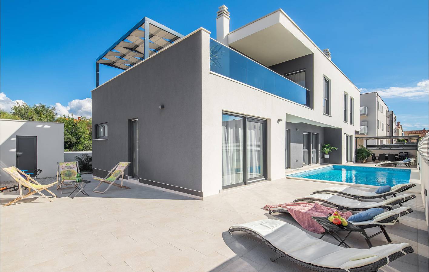 Feriehus for 14 personer med terrasse in Pula, Pula-Medulin