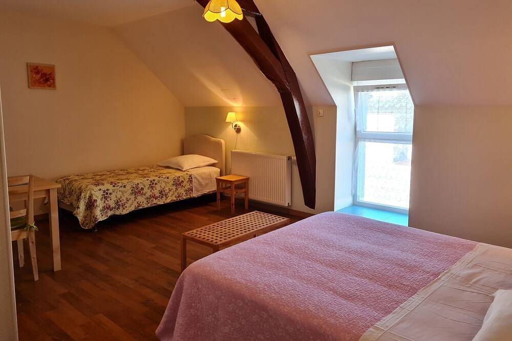 Ferme rénovée au calme - 4 chambres, petit-déjeuner inclu in Cravant (Loiret), Vallée de la Loire