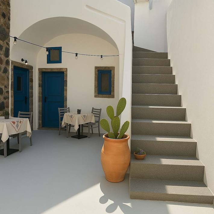 Vacation apartment for 3 people, with balcony/terrace in Santorini