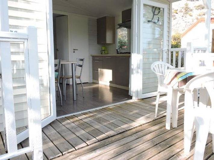 Mobil home pour 2 personnes, avec bassin pour enfant à Venterol - 3