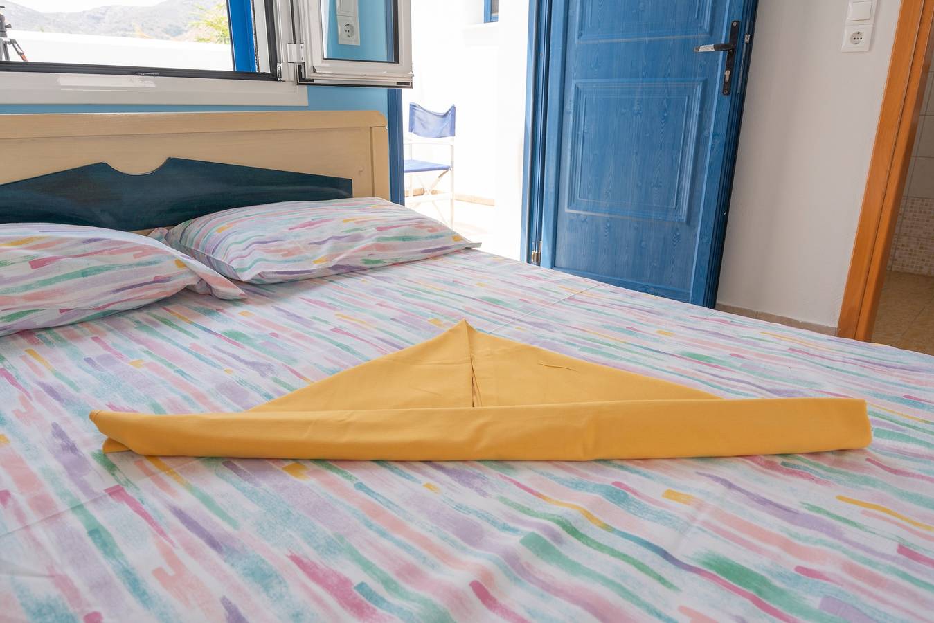 Monolocale intero, Monolocale 'Studios Ninemia Serifos 2' con vista mare, Wi-Fi e aria condizionata in Livadi, Cicladi