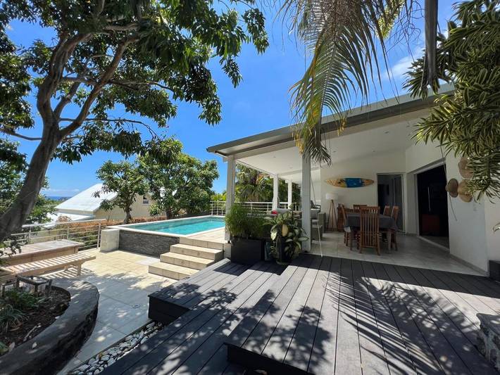 Villa pour 7 personnes, avec piscine et jardin ainsi que vue et bassin pour enfant dans Saint-Gilles les Bains - 3