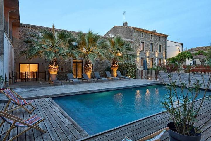 Gîte pour 4 personnes, avec piscine ainsi que jacuzzi et jardin à Pezens - 3