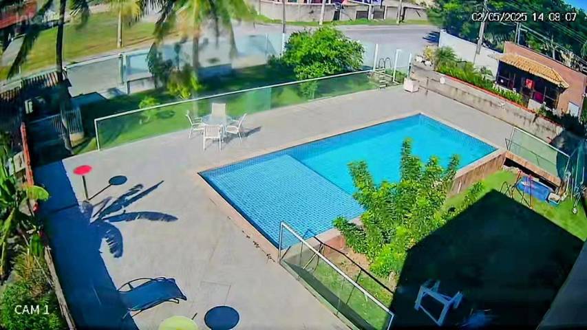 Casas e apartamentos de temporada para 4 pessoas, com piscina e vista e ainda jardim em Araruama