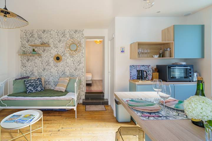 Appartement entier, Studio Meneyer - À 100m de la plage, Bénodet in Bénodet, Région de Quimper