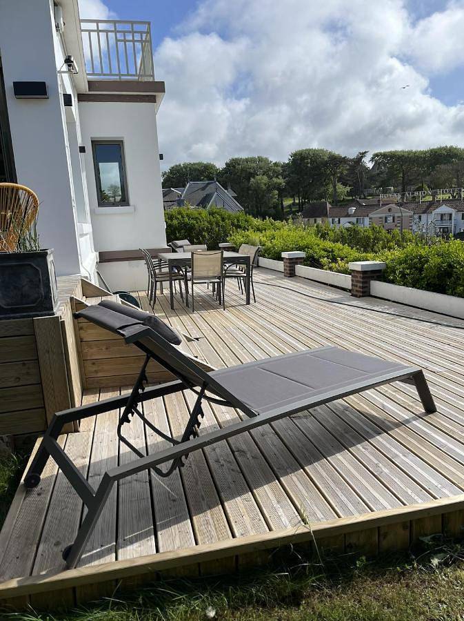 Location de vacances pour 8 personnes, avec vue et jardin dans Plage Du Mesnil Val Criel Sur Mer - 4
