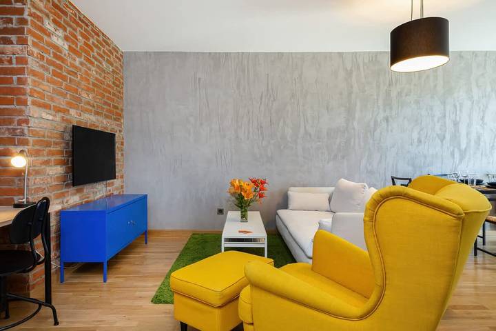 Appartamento intero, Spacious Apartment | Parking | Workspace in Breslavia, Niederschlesien