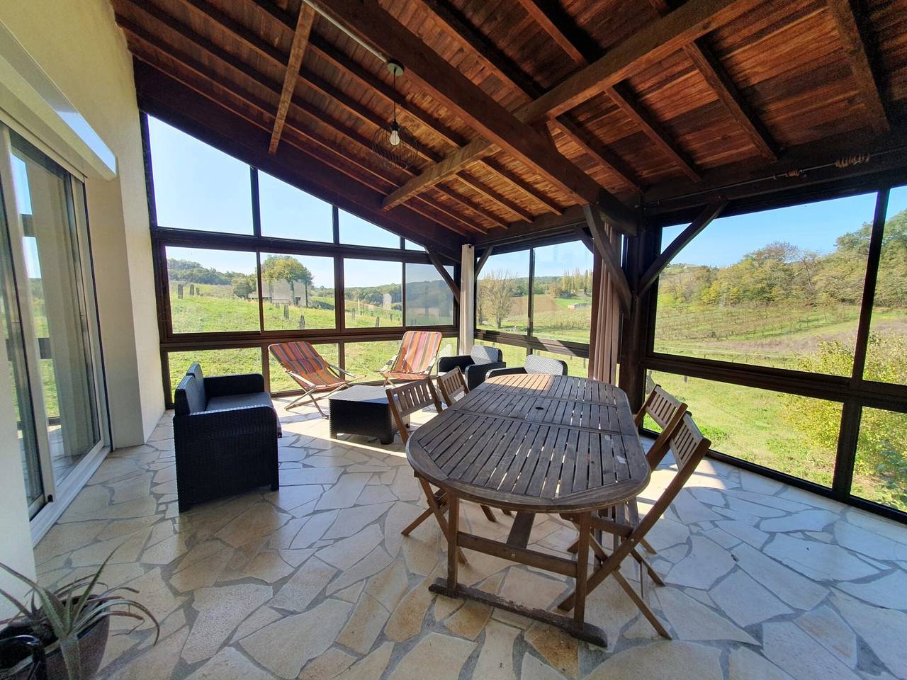 Ferme de la Felicità avec piscine près de Lauzerte in Saint-Amans-de-Pellagal, Quercy