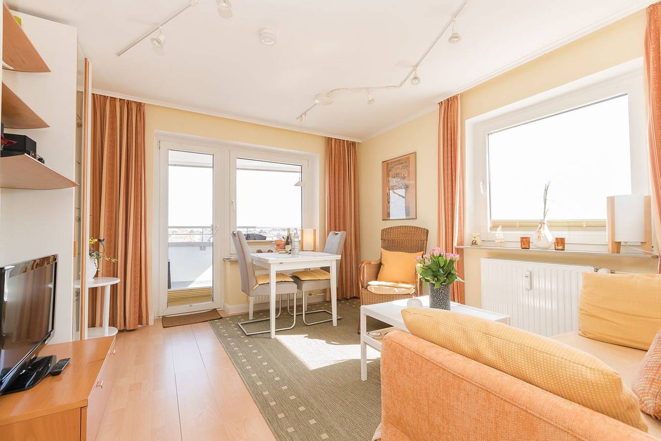 Ganze Wohnung, Komfortable Ferienwohnung mit Balkon im Haus Ankerlicht in Westerland, Sylt (Gemeinde)