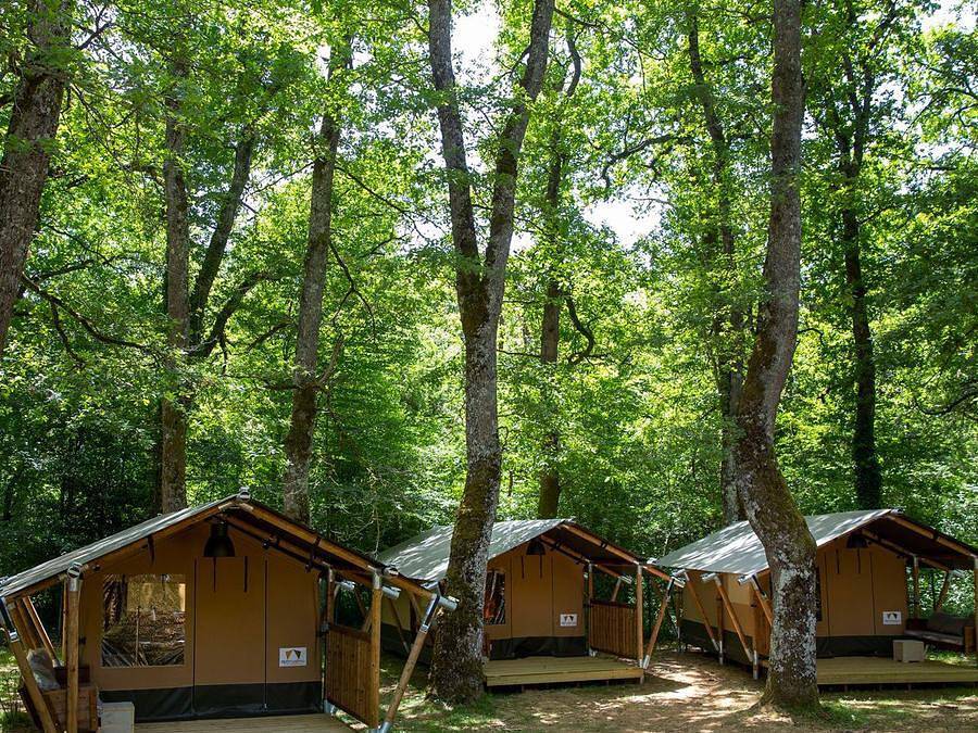 Camping Etxarri - Tienda de lona y madera 2 personas - Glamping Jare in Echarri-Aranaz, Cordillera Cantábrica