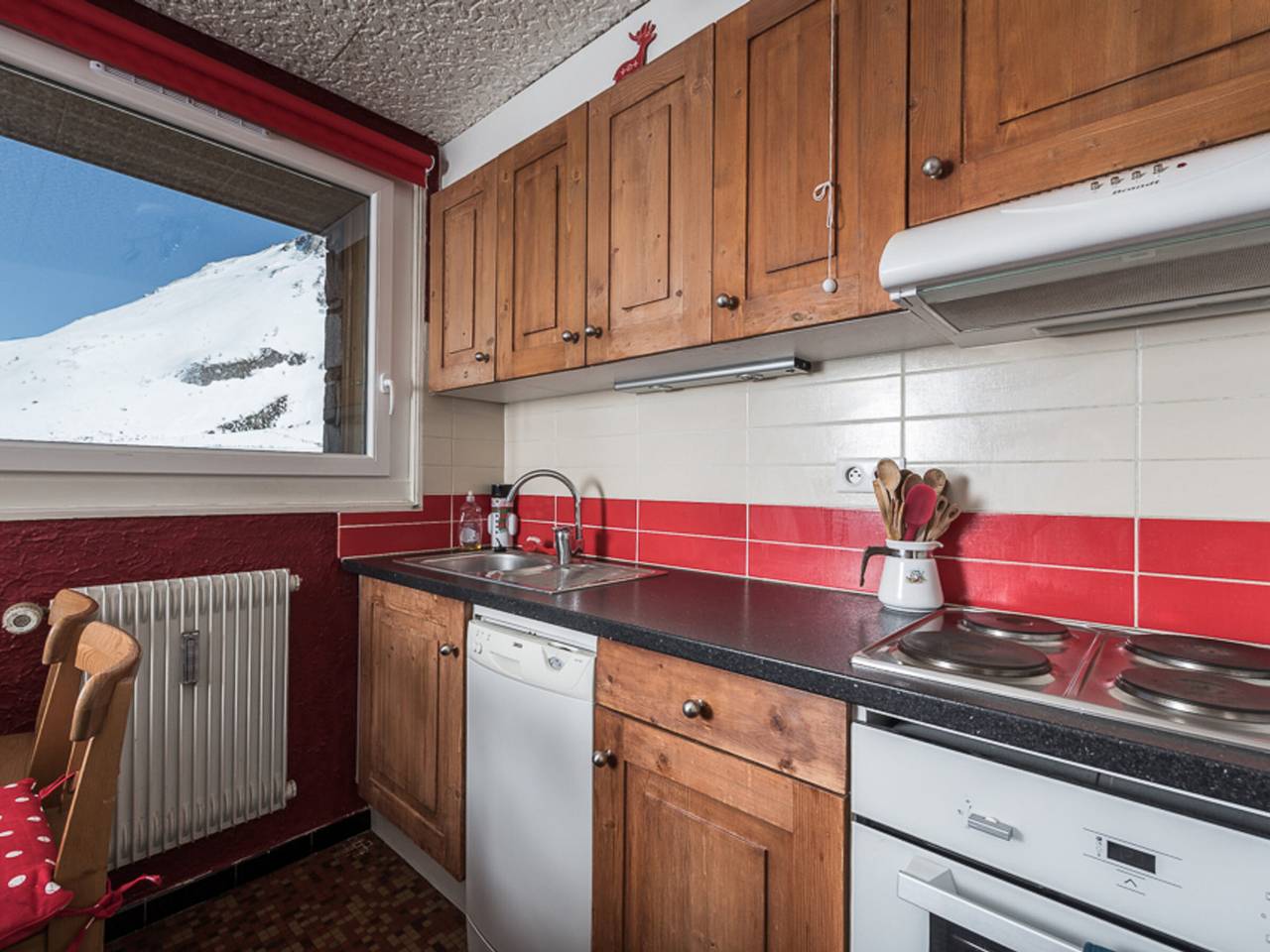 Gehele studio, Spacious studio cabin for 4, pets allowed, east-facing balcony in Tignes, Vanoise Nationaal Park