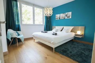 Appartement De Vacances pour 6 Personnes dans Villeurbanne, Lyon et ses environs, Photo 2